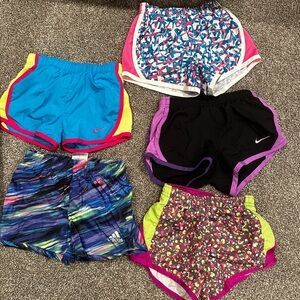 Nike and Adidas Kids Athletic Shorts Set